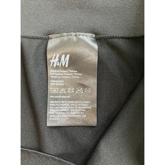 H&M Black Elastic Waist Basic Leggings Women’s Size XL - Picture 7 of 7